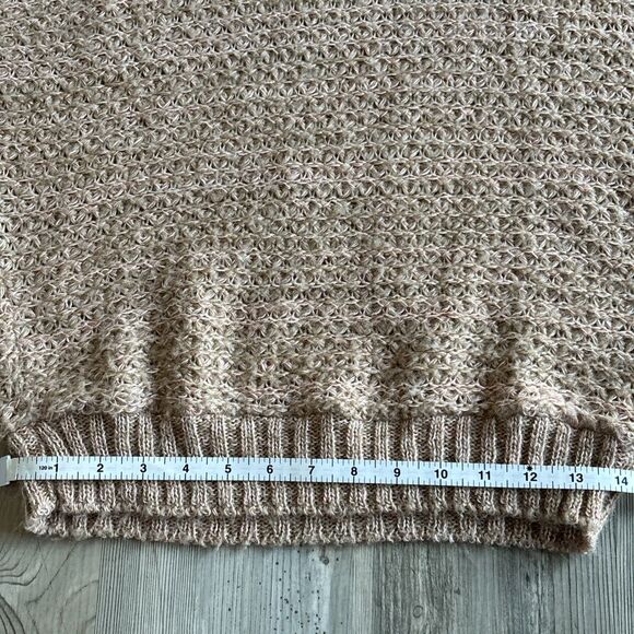 Delia*s Vintage Y2K Made In USA Pink & Beige Sweater - Medium Relaxed Fit - Picture 10 of 10